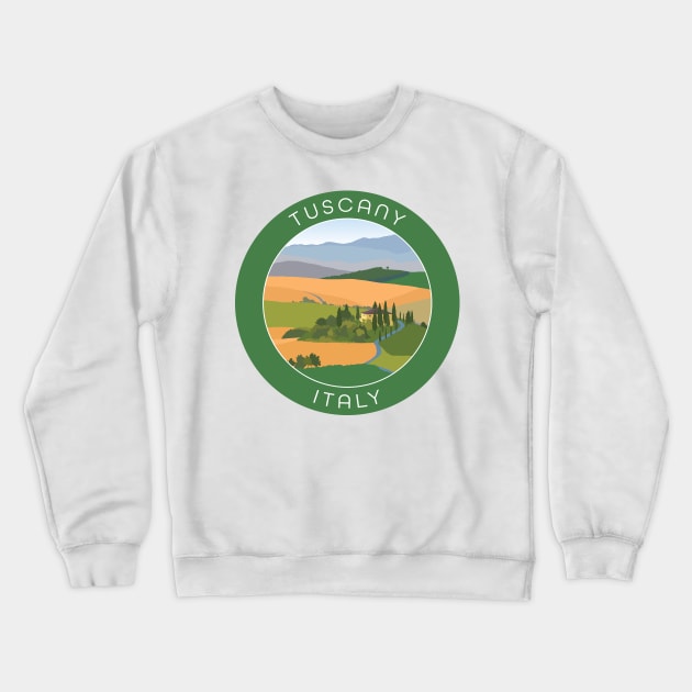 Tuscany Italy Crewneck Sweatshirt by staceycreek
